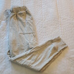 PINK Victoria's Secret Light Gray Joggers